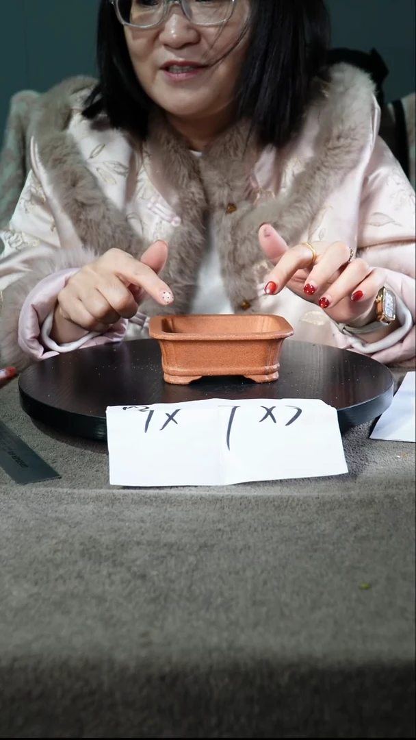 宜兴紫砂花盆小盆