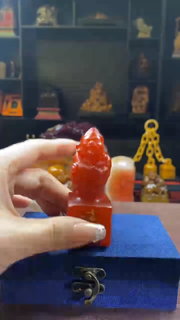 【闪购商品】寿山石印石红田禄星公章