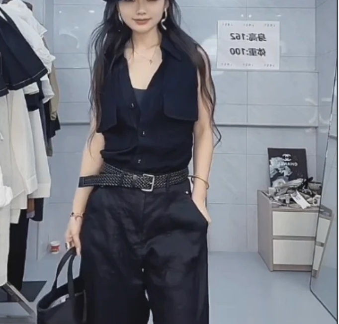 2025夏季新款同款洋气减龄韩版爆款薄款上衣裤子女晓芙f12