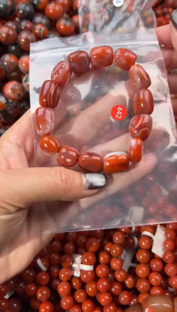 未镶嵌手串南红玛瑙13+