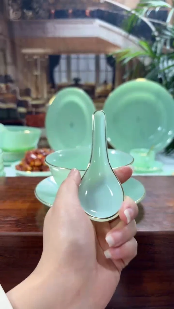 【闪购商品】.....小汤勺玉瓷10个 【贝美】