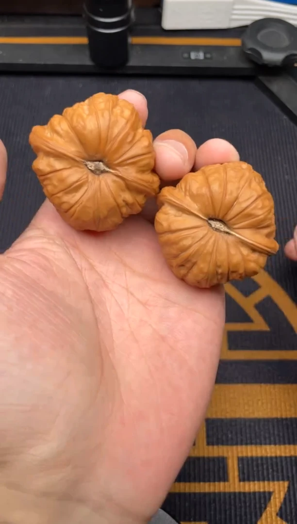 文玩核桃吊坠南瓜墩44+