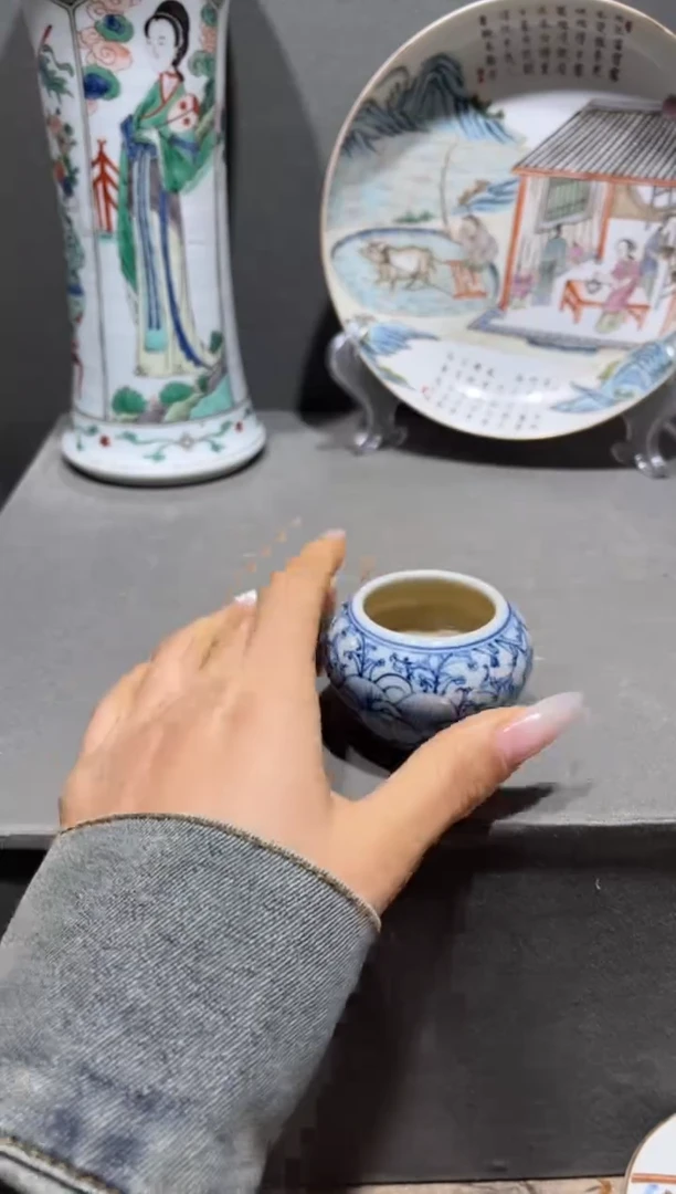 瓷片河**程A548 瓷器小摆件小摆件