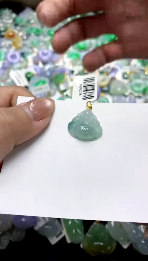 【闪购商品】翡翠颈饰18K金镶嵌11111111