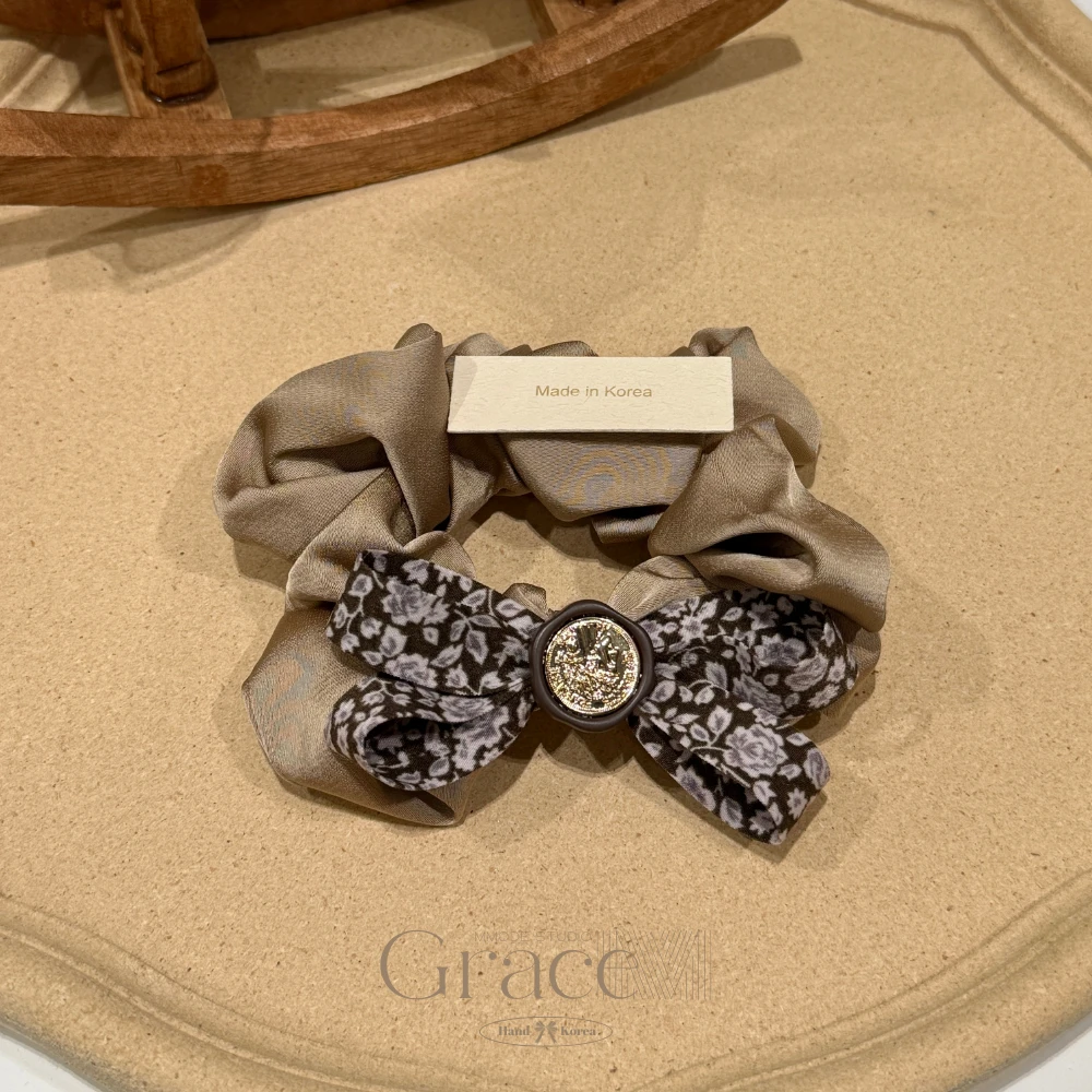 「南法系列-婵意」韩国25春夏发绳发圈肠圈丸子头