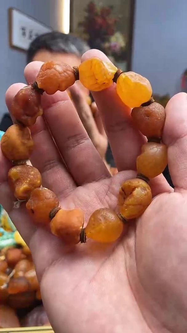 未镶嵌琥珀手串手串