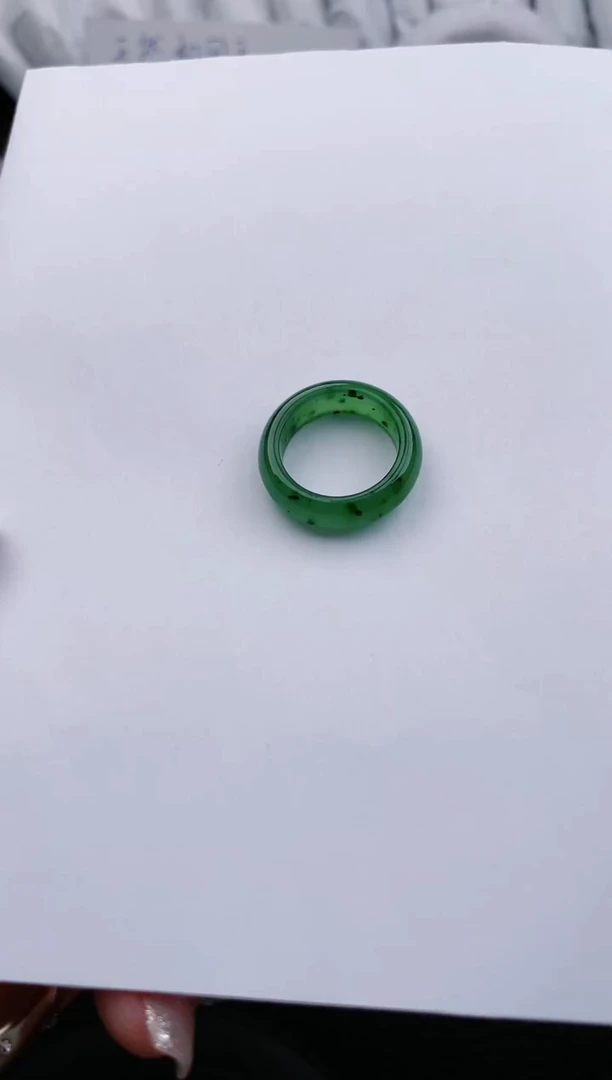 【闪购商品】和田玉戒圈未镶嵌555微色差T