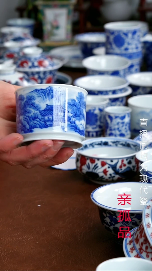 景德镇高端茶器景德镇墨奈纯手工手绘高端茶器