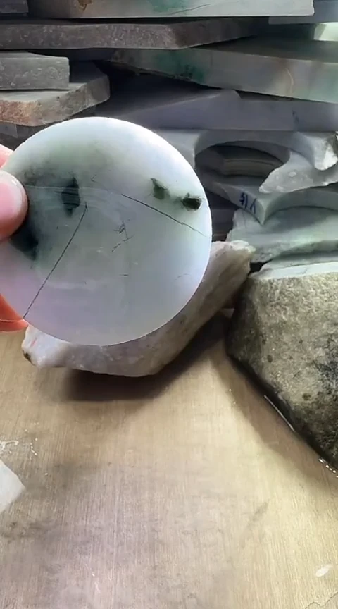 裸石翡翠缅甸翡翠A货花307