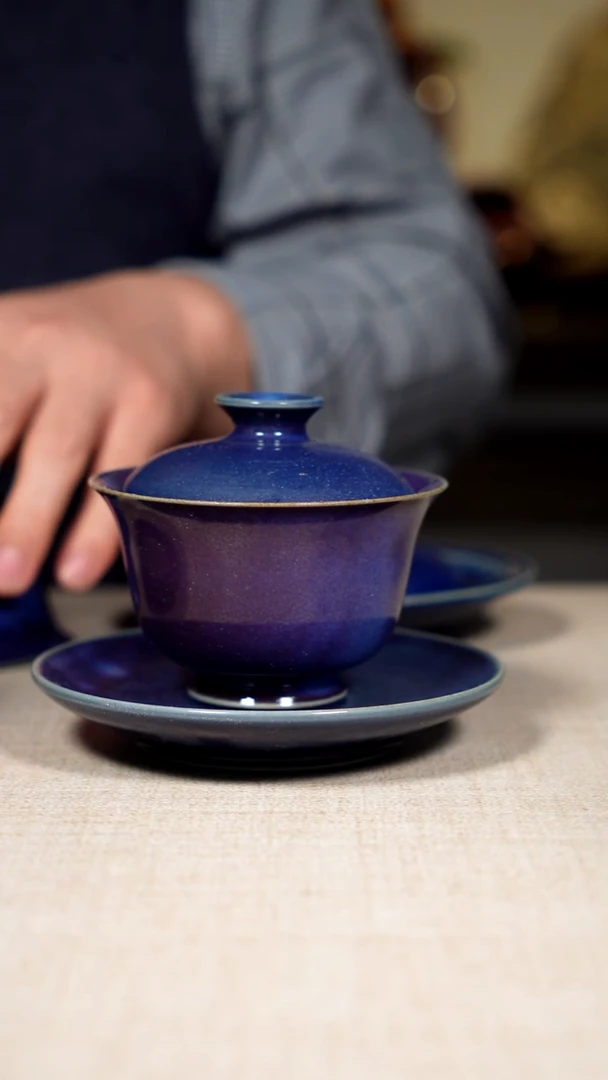 摆件瓷A****g钧瓷主人杯茶器