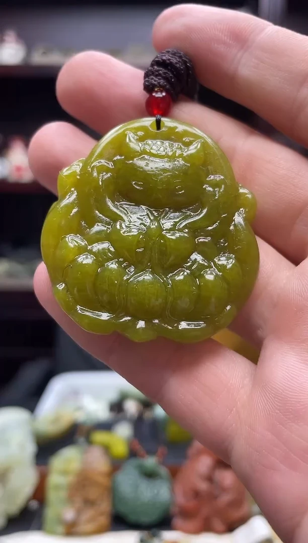 未镶嵌岫玉吊坠·