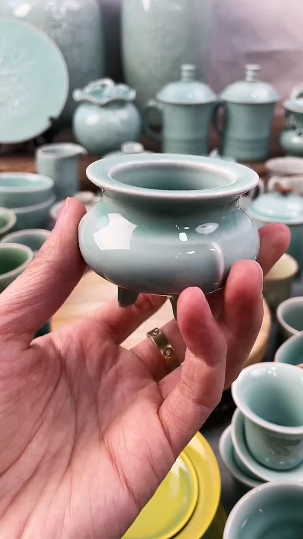 【闪购商品】特价 微瑕 慧仙青瓷