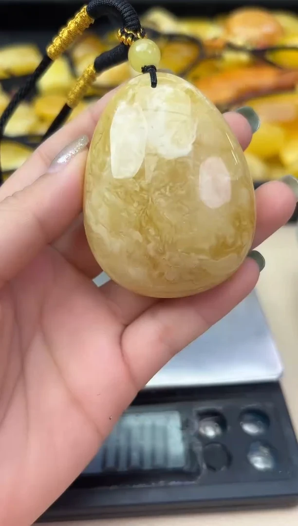 未镶嵌蜜蜡裸石蜜蜡吊坠