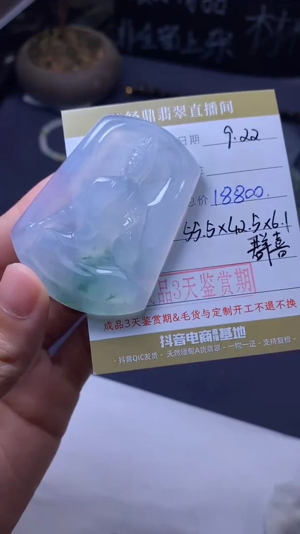 颈饰未镶嵌翡翠挂饰