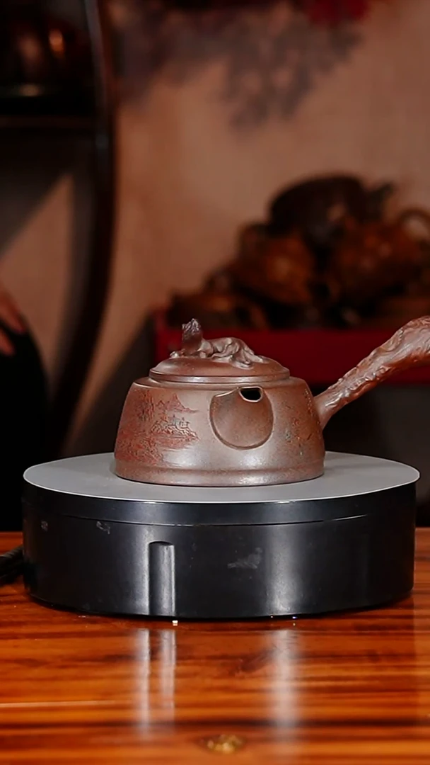 宜兴原矿紫砂壶茶壶350C