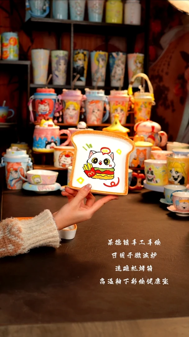 景德镇手工手绘杯杯