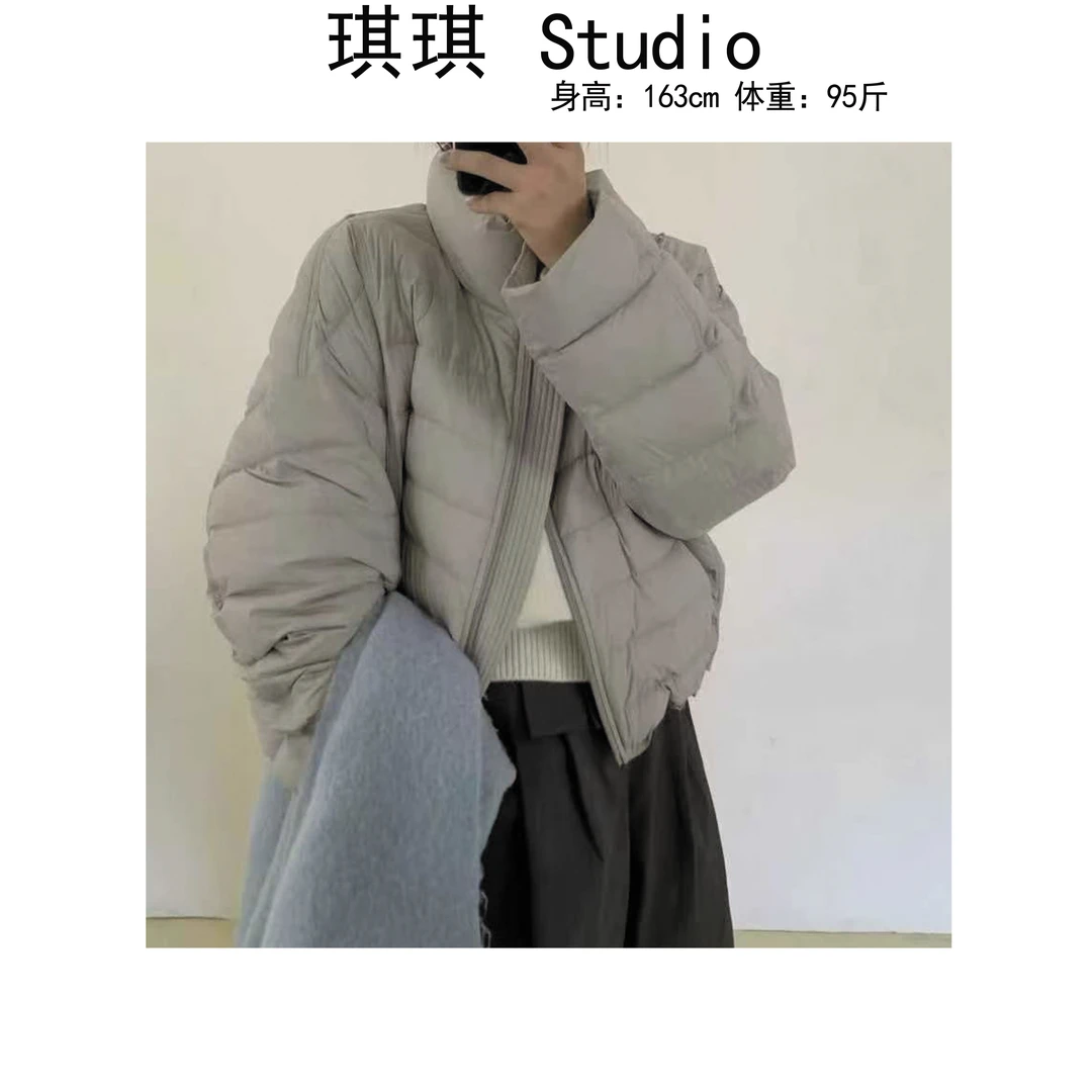 《琪琪家》冬季新款气质时尚简约显瘦减龄保暖百搭羽绒外套25606-N
