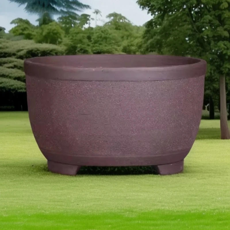 多肉花盆套装陶瓷简约个性粗陶紫砂多肉植物花盆法师大老桩高花盆