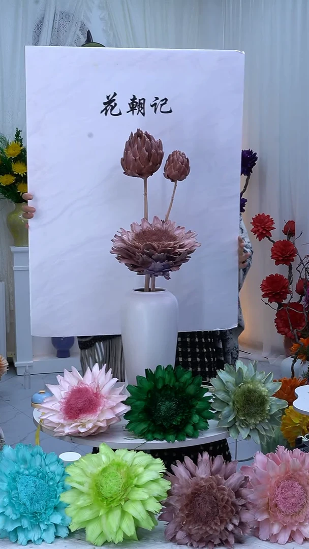 永生洋蓟卡粉3头【叶片有伤】8819