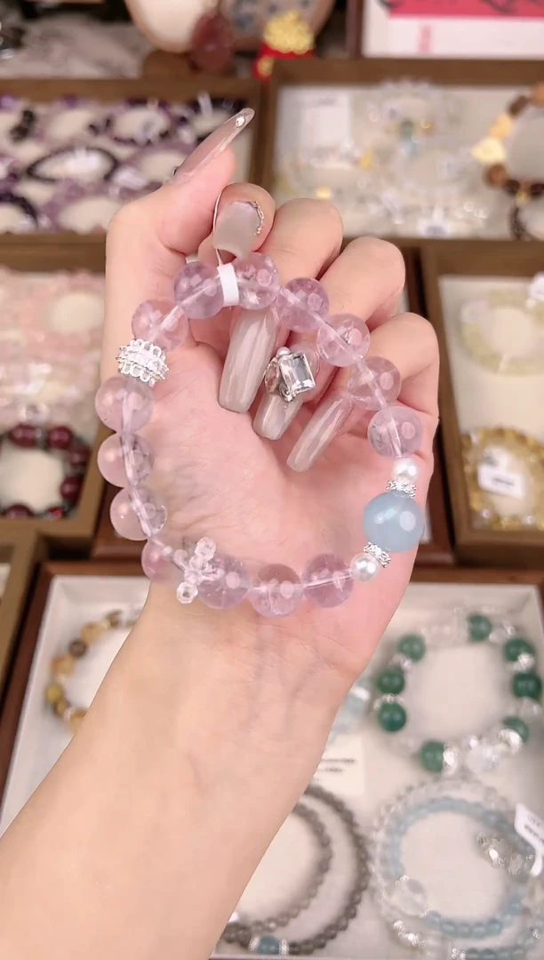 【闪购商品】水晶手链未镶嵌天然水晶多样性发货发其一 颜色微差