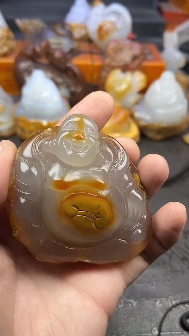 【闪购商品】玛瑙/玉髓手把未镶嵌1