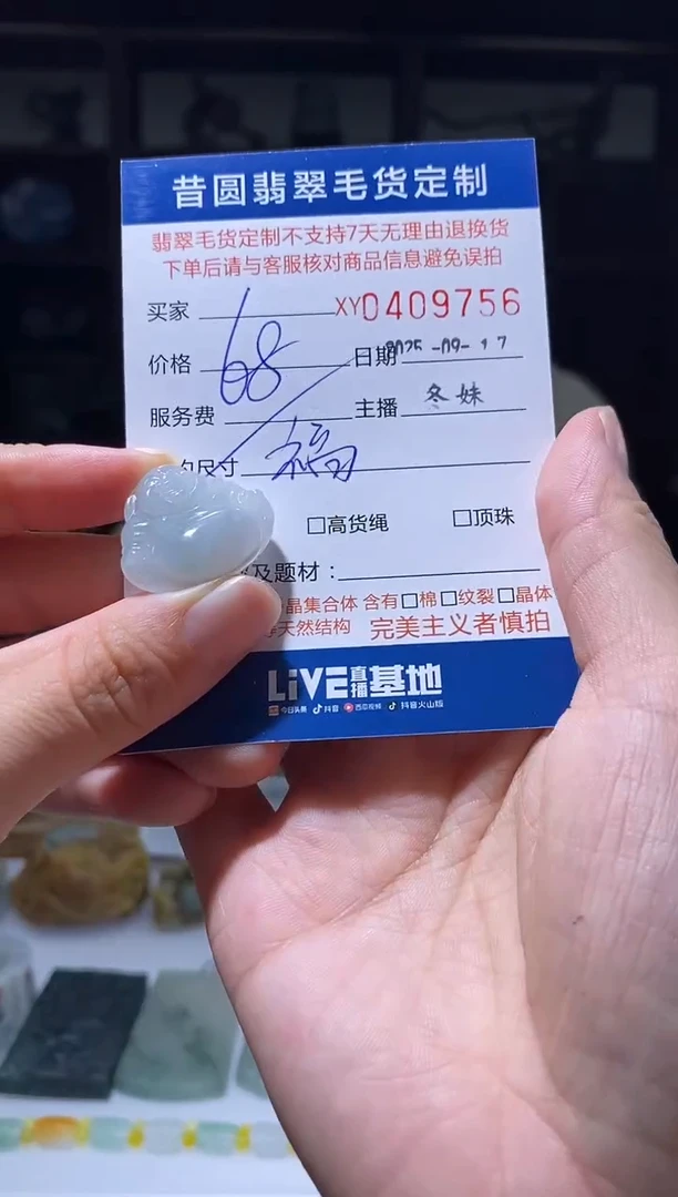 颈饰未镶嵌翡翠翡翠409756