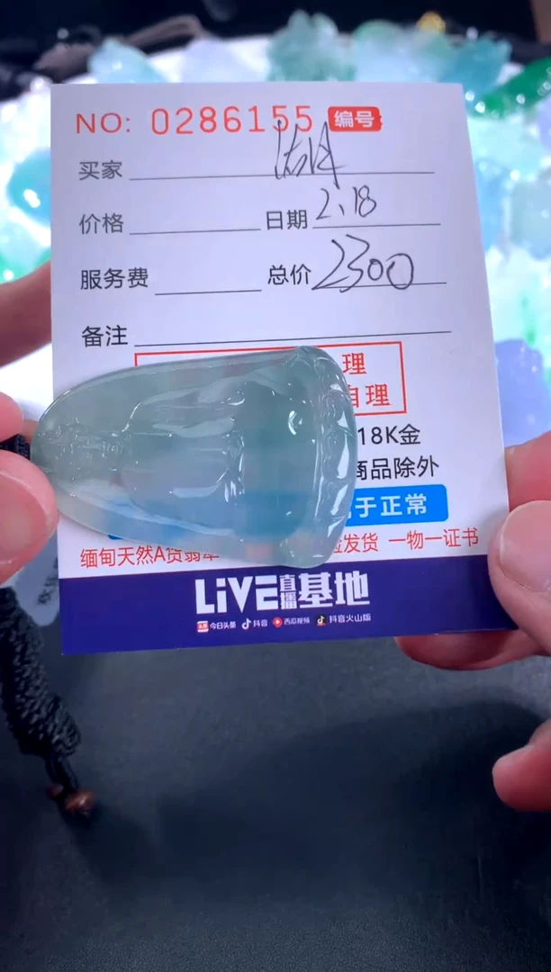 【闪购商品】翡翠颈饰未镶嵌 湖