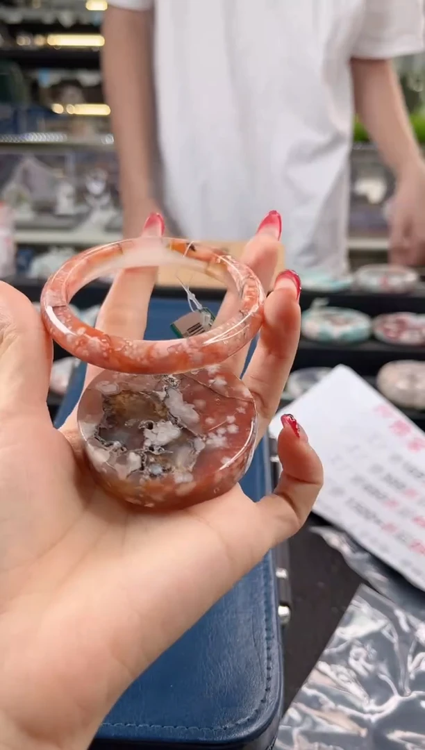 未镶嵌手镯石英质玉57圈口 （赠品镯心）3002121