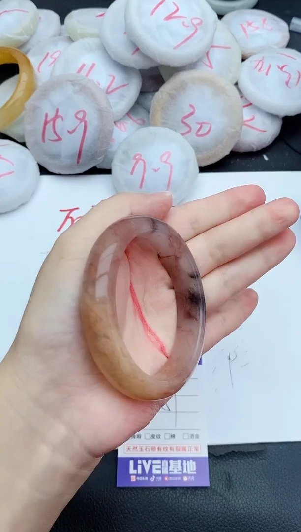 石英质玉手镯未镶嵌37+57/58