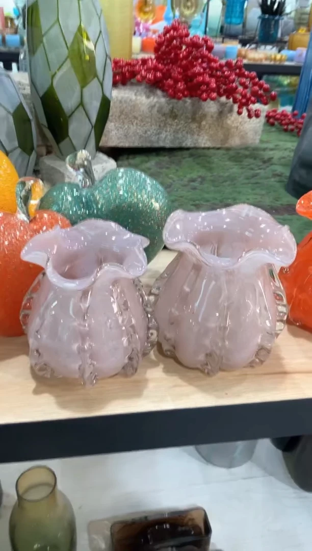 【闪购商品】琉璃慕忆家花瓶一对