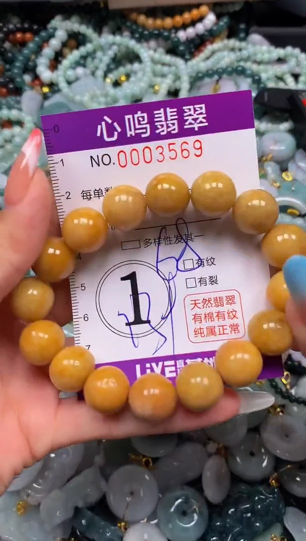 翡翠未镶嵌颈饰闪购003569