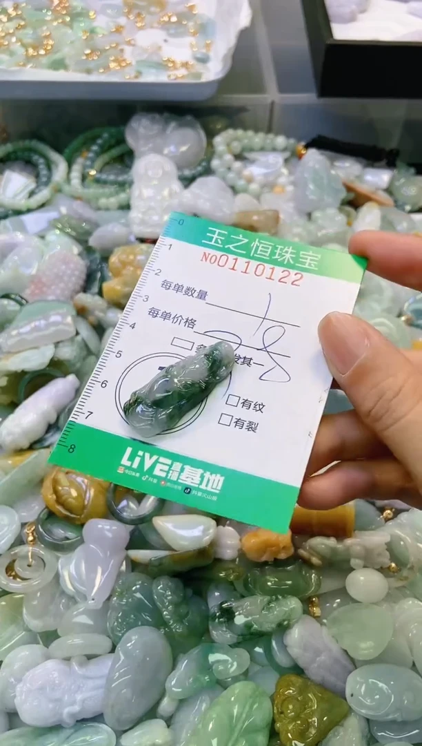 翡翠未镶嵌颈饰闪购0110122