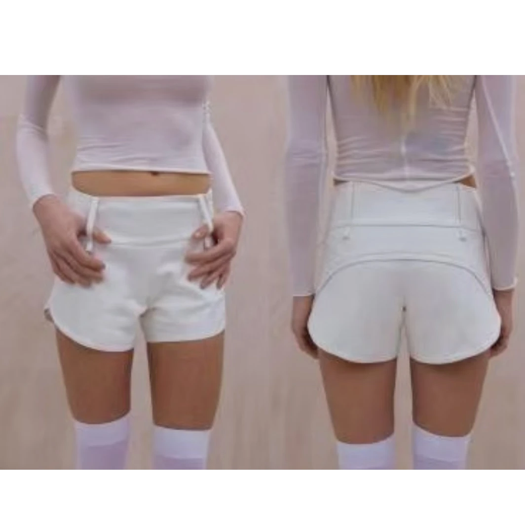 【LOCAT】yifu lu     立体剪裁A字短裤    YFL25RS020