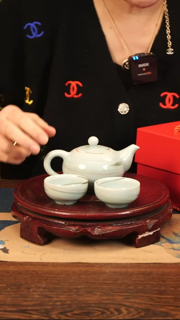 纯手工 绞胎 一壶二杯L