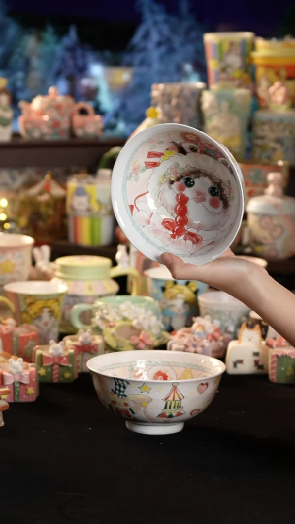 其他陶景德镇釉下彩手绘设计师款陶瓷