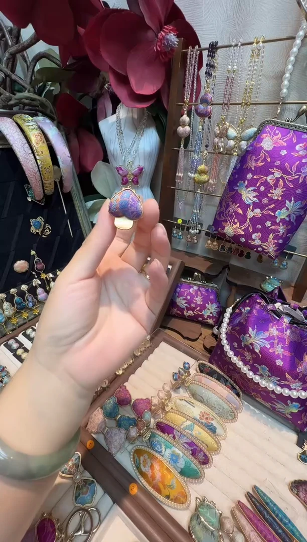 【孤品车8.15】上九楷紫金八达爱心小抓夹