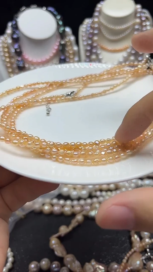 淡水珍珠未镶嵌颈饰多人