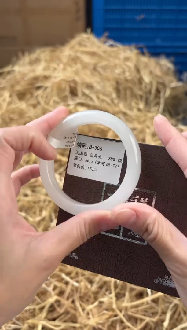 未镶嵌手镯石英质玉B-306