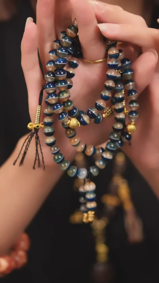 玛瑙/玉髓颈饰未镶嵌传世珠宝