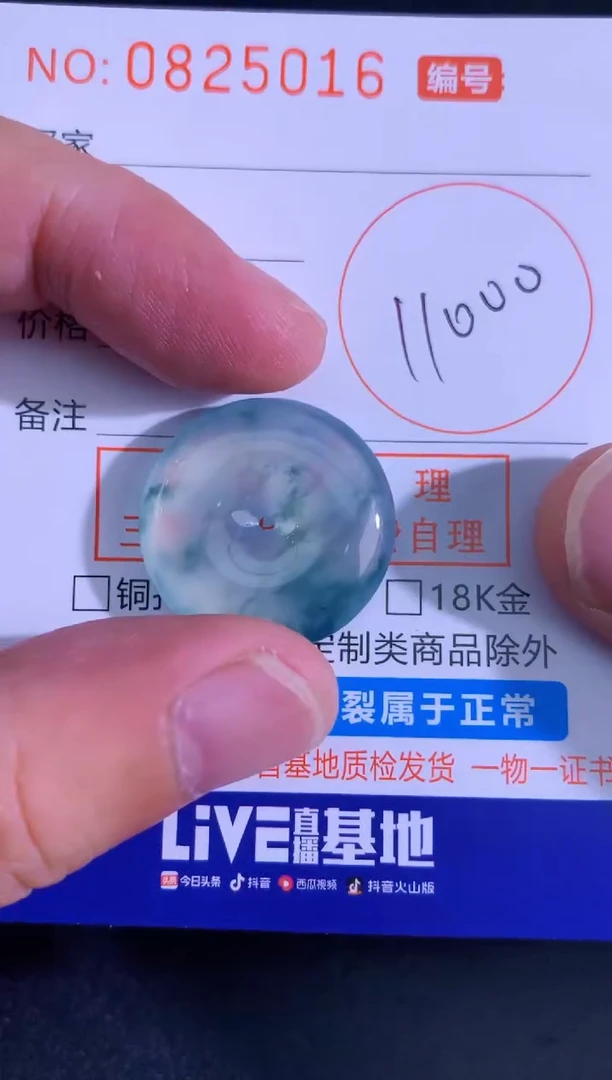 翡翠未镶嵌颈饰天然A货翡翠