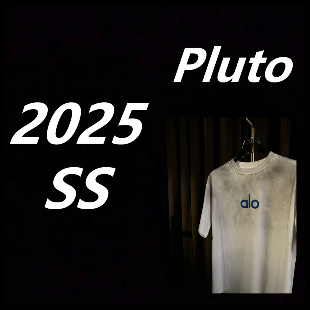 【5937】2025夏季新款alo水洗渐变立体软硅胶短袖