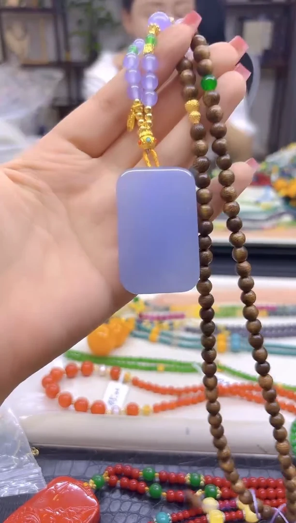 毛衣链未镶嵌和田玉DIY款M694