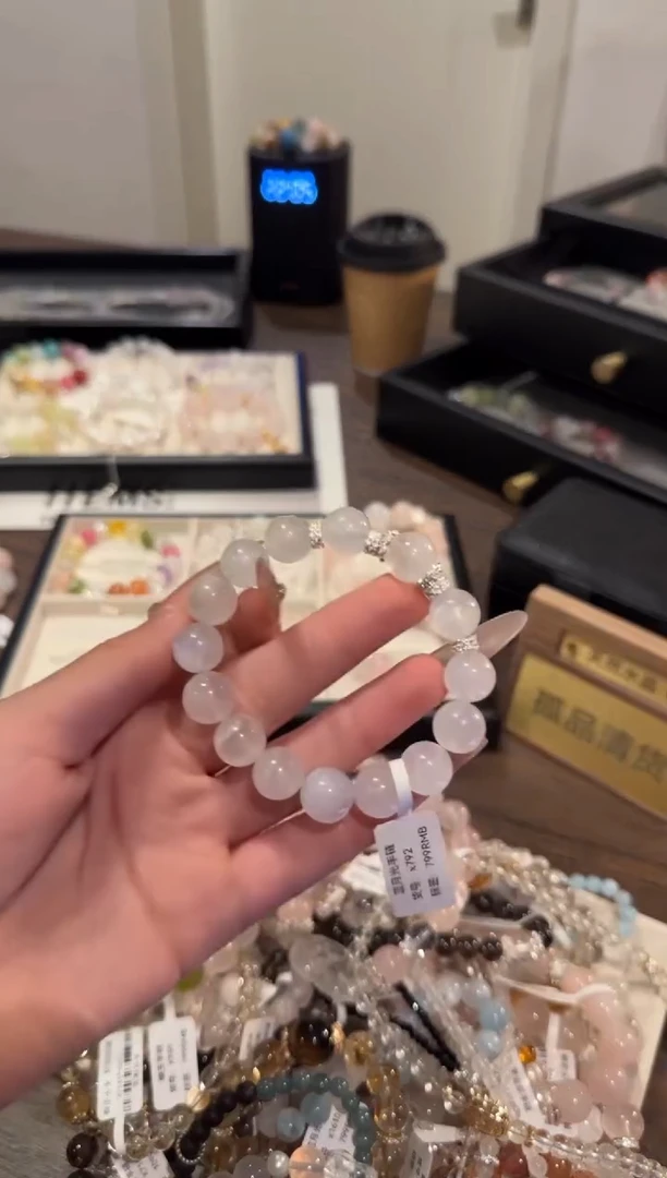 水晶手链合金蓝月光x792