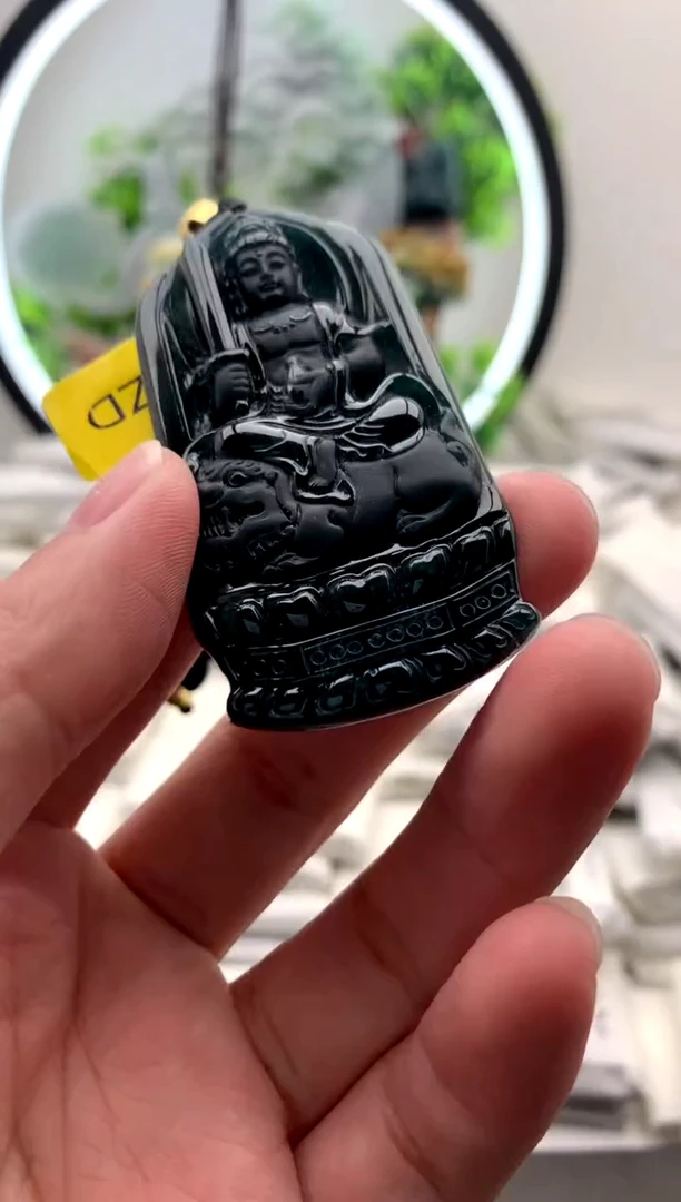 【闪购商品】翡翠颈饰未镶嵌文殊