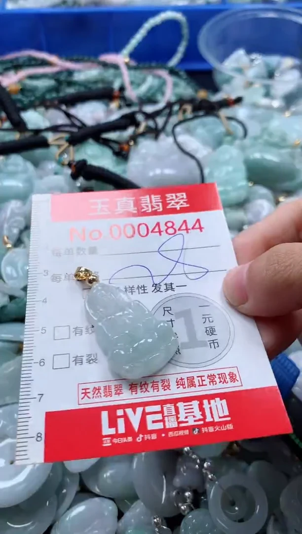 吊坠(不含链)未镶嵌翡翠4844