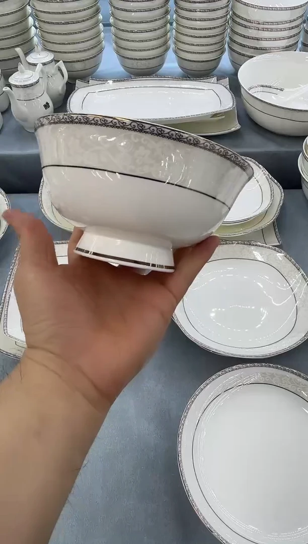 骨瓷玲珑5.5高6个