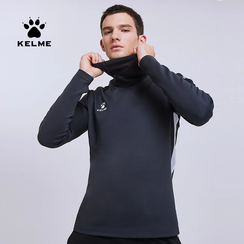 KELME卡尔美精选运动面罩卫衣春秋套头衫流光风运动卫衣足球服