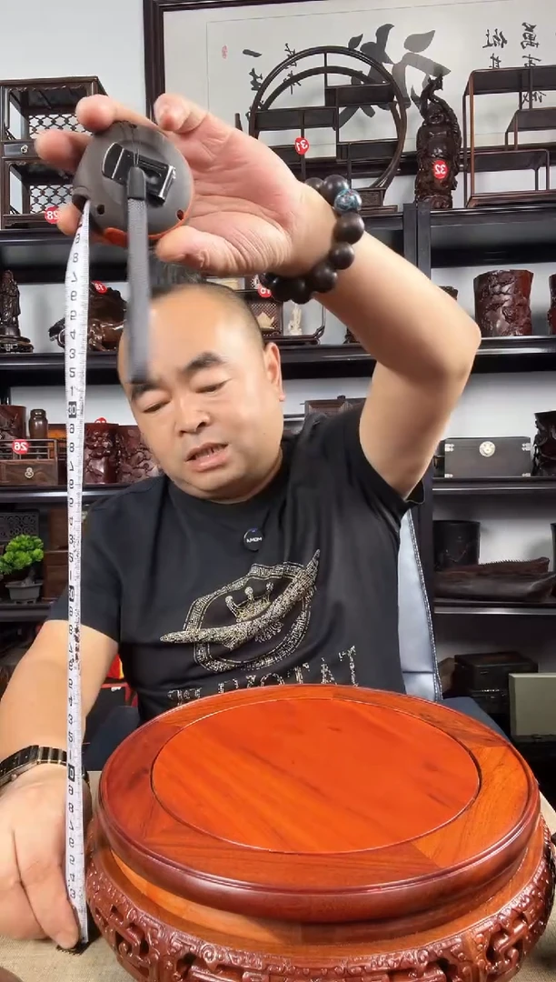 木26公分黄老李红木工艺品