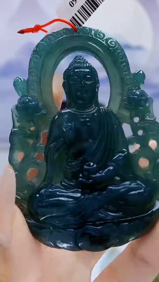 定制翡翠未镶嵌4812xx-毛货挂件58