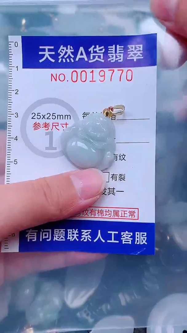 吊坠(不含链)未镶嵌翡翠1